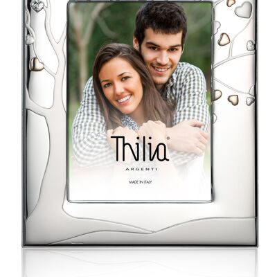 Photo Frame 18x24 cm Silver "Tree of Love" Line