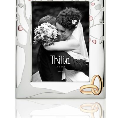 Photo Frame 18x24 cm Silver "Tree of Love" Wedding Line