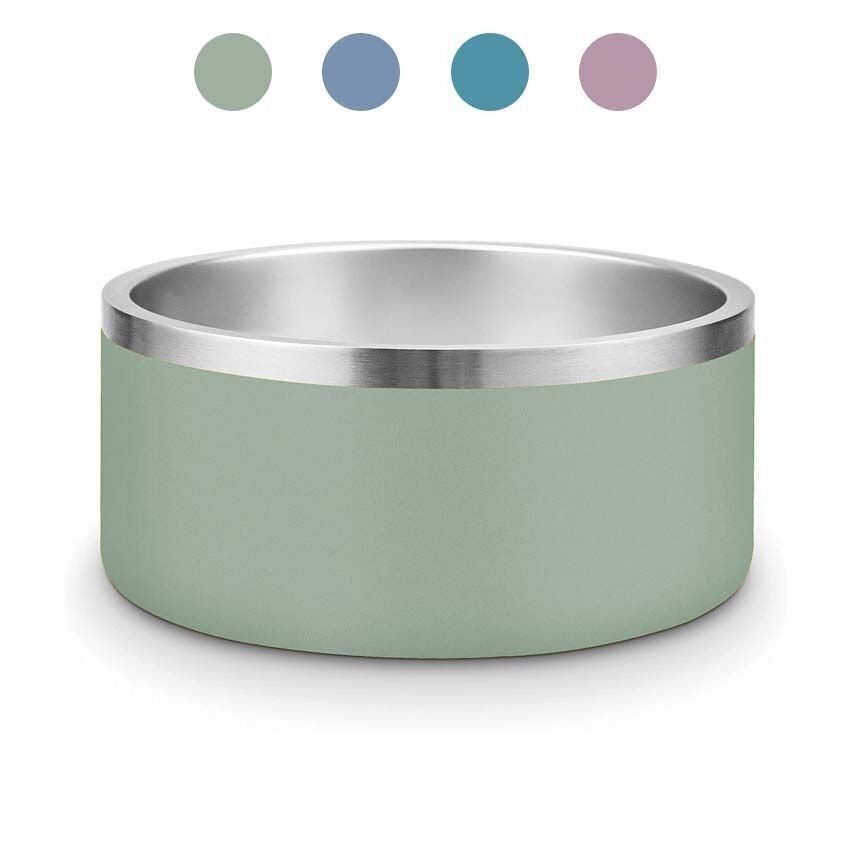 Hunde- und Katzennapf aus Stahl – Vintage