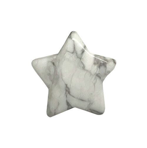 Crystal Star, 2cm, Howlite