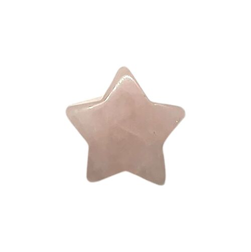 Crystal Star, 2cm, Rose Quartz