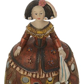 FIGURINE FILLES EN RÉSINE _12X8X17CM ST47186 3