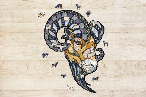 Eco Wood Art Houten Legpuzzel Ram, Size S, 2284, 28,1×20,6×0,5cm