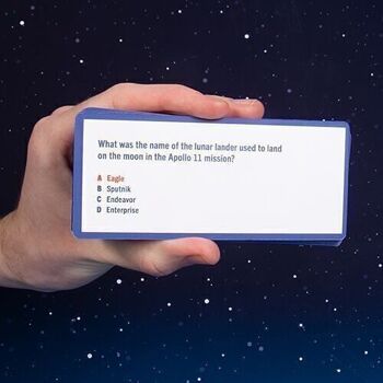 Jeu de cartes quiz inspiré de la NASA 2