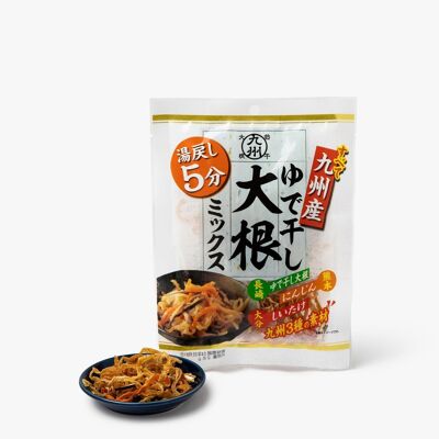 Mezcla de rábano daikon deshidratado, zanahoria y shiitake - 26g
