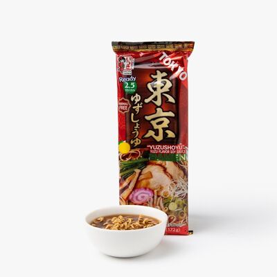 Ramen de yuzu y salsa de soja (2 porciones) - 172g