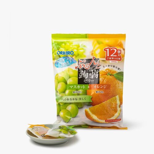 Gelées de konjac au muscat et à l'orange - 240g