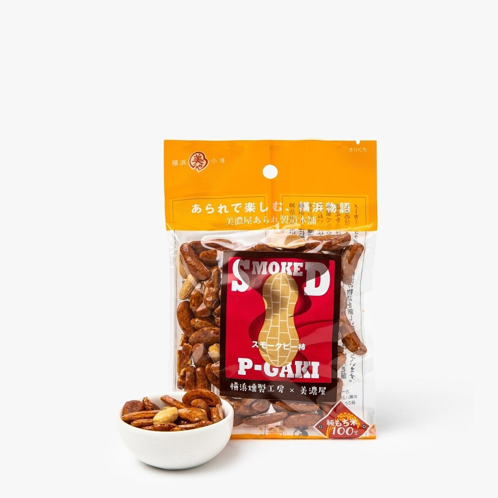 Rice crackers with smoked peanuts - 40g