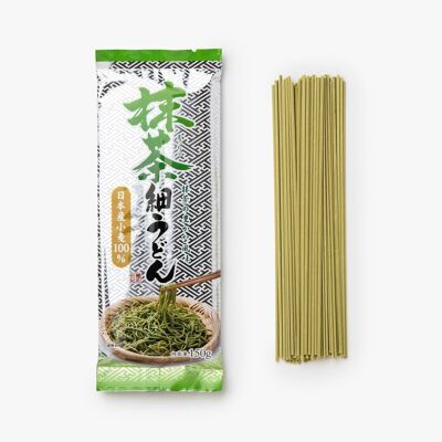 Udon – Weizennudeln mit Matcha – 150 g