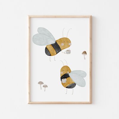 Poster Bienen A4