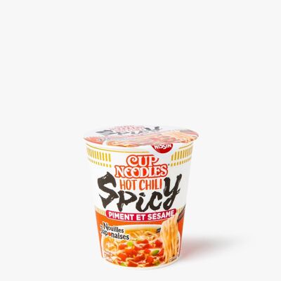 Taza de fideos - Ramen nissin instantáneo picante con sésamo - 65g