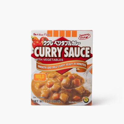 Salsa de curry suave con verduras - 230g