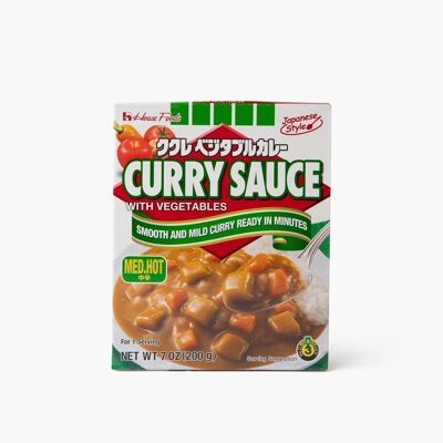 Scharfe Currysauce mit Gemüse - 230g