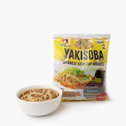 Yakisoba - Nouilles de blé précuites avec sauce (2 portions) - 370g