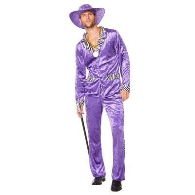 80'S Pimp Suit Purple - L