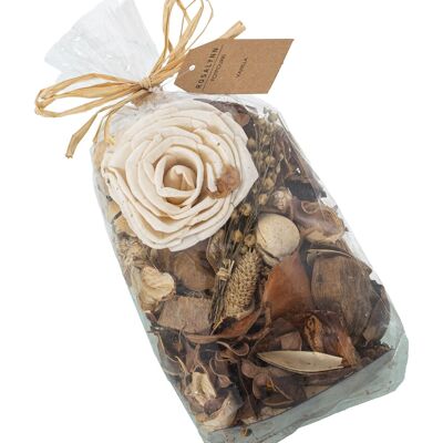 BAG WITH NATURAL FLAVORED DRY LEAVES AND FLOWERS _200 GRAMS ST26654
