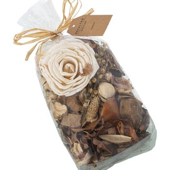 SAC AVEC FEUILLES ET FLEURS SÈCHES AROMATISÉES NATURELLES _200 GRAMMES ST26654 1