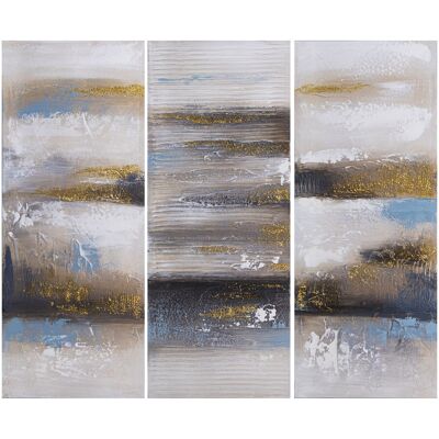 CANVAS PICTURE 40X100CM ABSTRACT ASSORTED 40X3X100CM EACH CANVAS ST69107