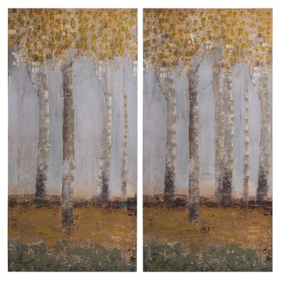 CANVAS PICTURE 60X120CM TREESASSORTED _60X3X120CM ST35869