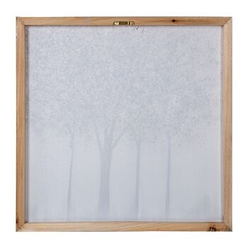 TABLEAU SUR TOILE 60X60CM 40% ASSORTIMENT D'ARBRES PEINTS À LA MAIN _60X60X3CM ST69229 5