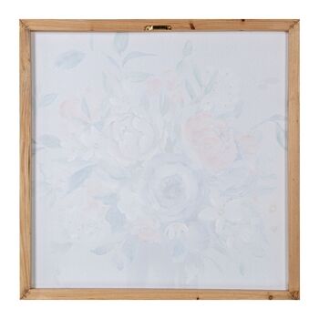 TABLEAU SUR TOILE 60X60CM 40% FLEURS PEINTES À LA MAIN ASSORTIES _60X60X3CM ST69226 5