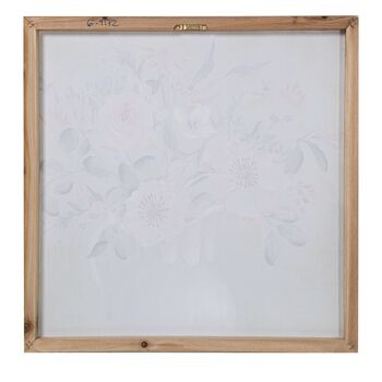 TABLEAU SUR TOILE 60X60CM FLEURS ASSORTIES _60X60X3CM ST69172 6