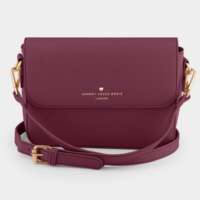 Burgundy Spencer Crossbody Bag