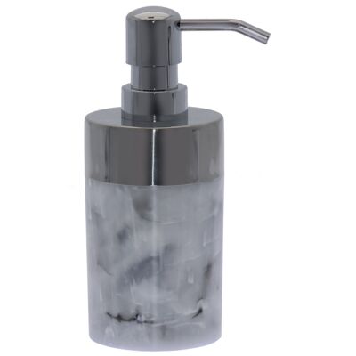 ACRYLIC/METAL BATHROOM DISPENSER MARBLE FINISH _°7X16.5CM ST87343