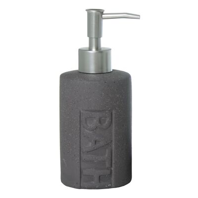 DISPENSER DA BAGNO IN CERAMICA GRIGIA _°7,5X18CM ST87493