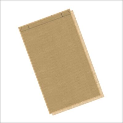 Gift bag – with side fold – kraft – 24 x 7.5 x 41 cm – 250 pieces