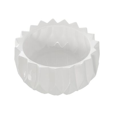 GLOSS WHITE CERAMIC CENTER °32X13CM ST59714