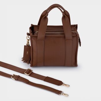 Sac fourre-tout marron clair Mini Taylor 4