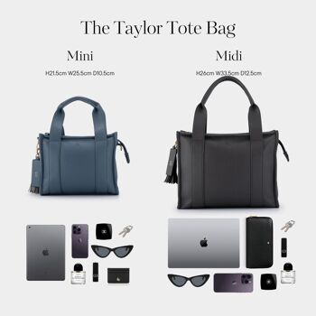 Sac fourre-tout bleu Mini Taylor 5