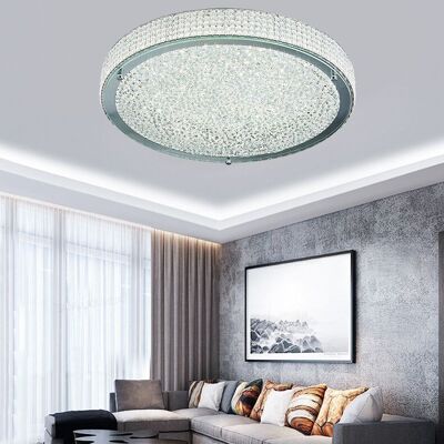 Circular Crystal Ceiling Light