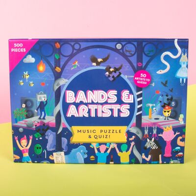 Bands & Artist Music Puzzle & Quiz