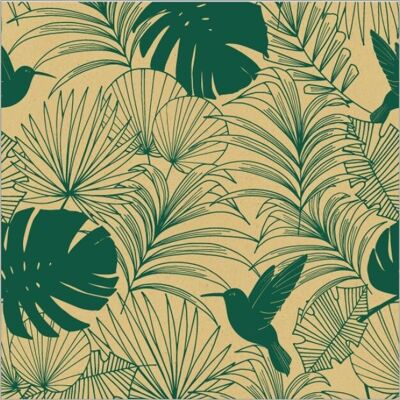 Cadeaupapier - Gras papier – tropical – 50cm x 100m