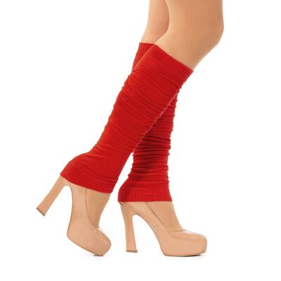 Legwarmers Red- One-Size