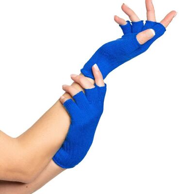 Fingerless Gloves Kobalt Blue - One-Size