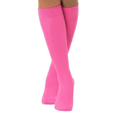 Knee Socks Neon Pink - One-Size