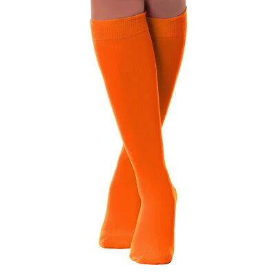 Knee Socks Neon Orange - One-Size