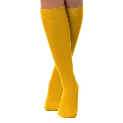 Knee Socks Yellow- One-Size