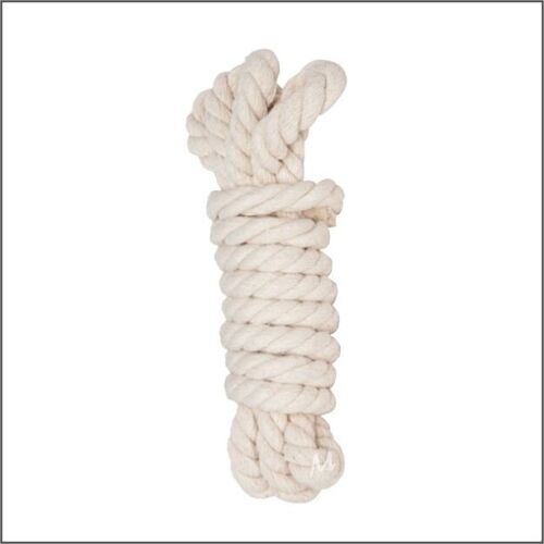 Thick Cotton Rope white – 3 meters