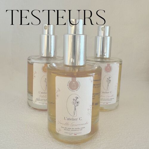 TESTEURS parfums corporels x3