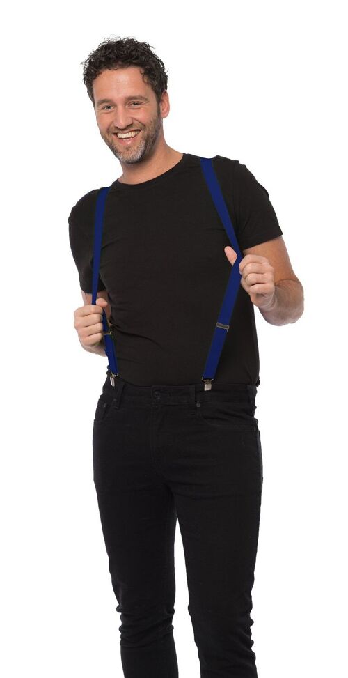 Suspenders Blue - Width 2,5 cm