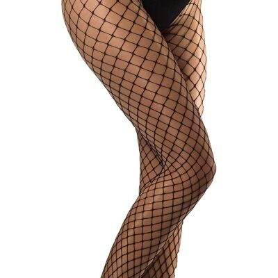 Tights large Meshes Black