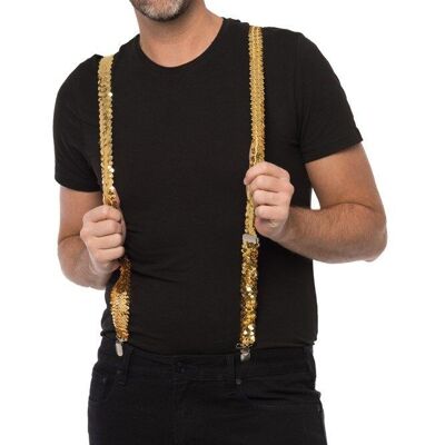 Suspenders Sequens Gold - Width 2,5 cm