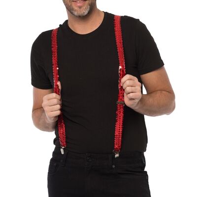 Suspenders Sequens Red - Width 2,5 cm