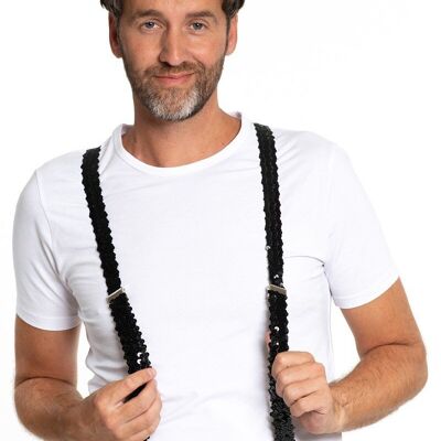 Suspenders Sequens Black - Width 2,5 cm