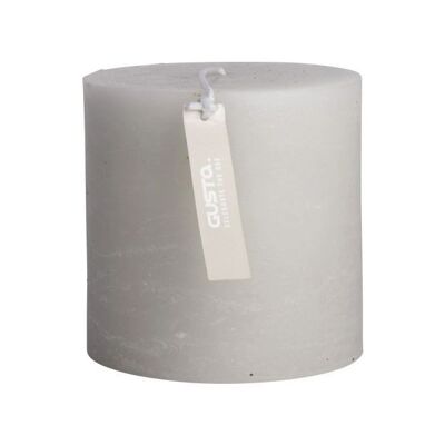 Vela Rústica Gusta Blanca/Gris – 10x10cm