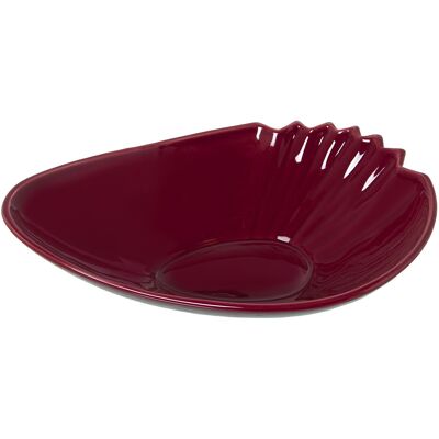 CENTRE CÉRAMIQUE BORDEAUX LUMINEUX _40X27X10CM ST60821